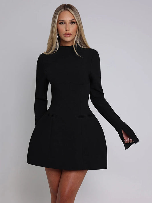 Pouf Mini Dress