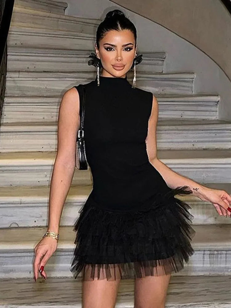  Sleeveless Sexy Skinny Tank Dress 